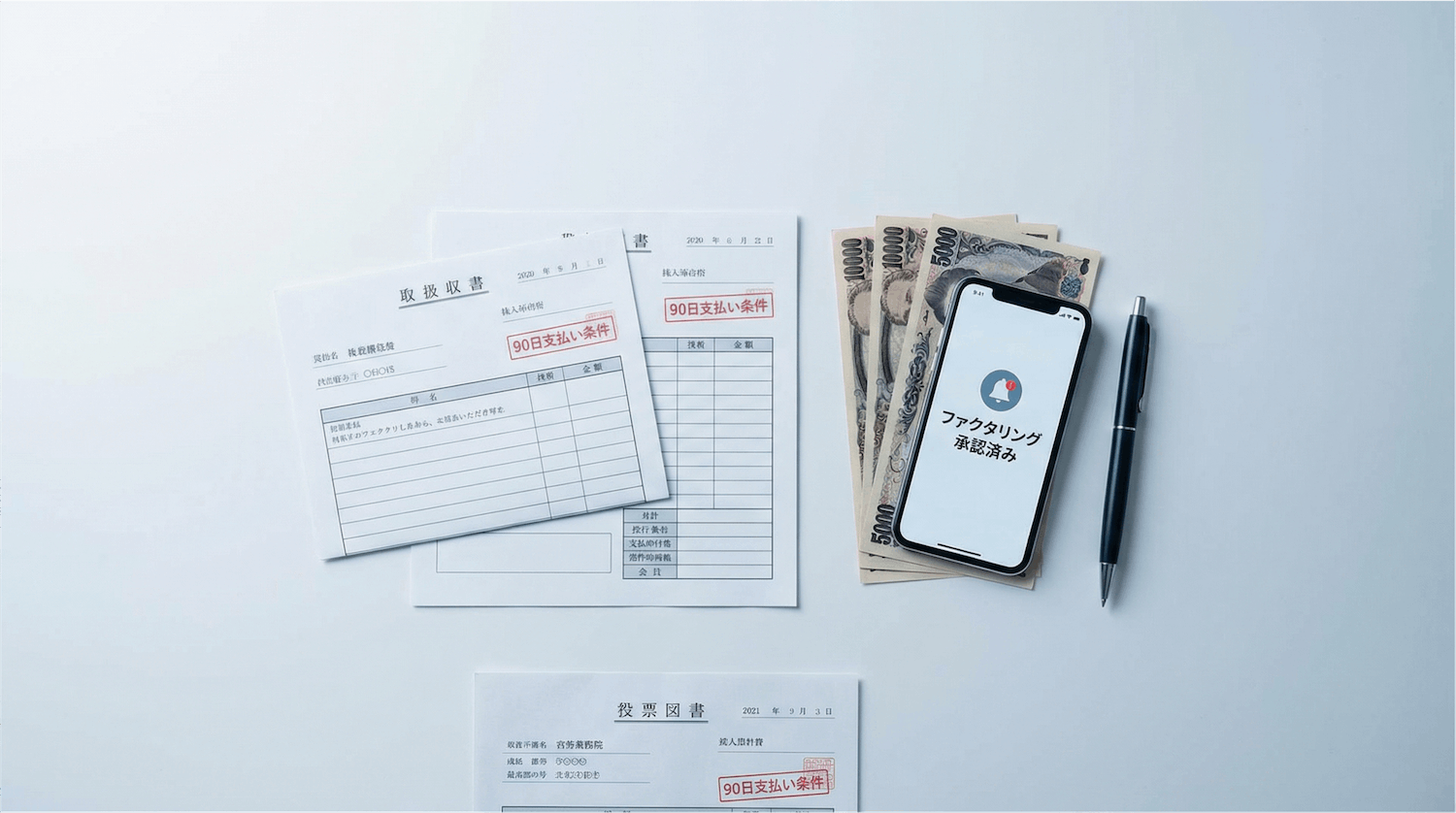 売掛サイト90日の取引先を抱える会社がファクタリングで変わること